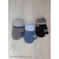 Подвійні рукавички для хлопчиків №7-31А, 2-4 роки