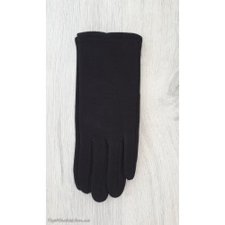 Трикотажні жіночі рукавиці на флісі №1-3 - модель "класика"