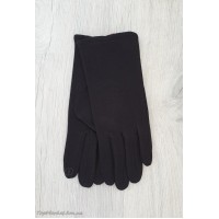 Трикотажні жіночі рукавиці на флісі №1-3 - модель "класика"