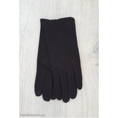 Трикотажні жіночі рукавиці на флісі №1-3 - модель "класика"