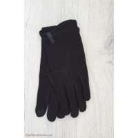 Жіночі рукавиці з пальтової тканини на хутрі №1-5 - модель "декор"