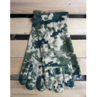 Одинарні флісові чоловічі рукавиці №1-72, середній розмір