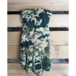 Подвійні флісові чоловічі рукавиці №1-73, середній розмір