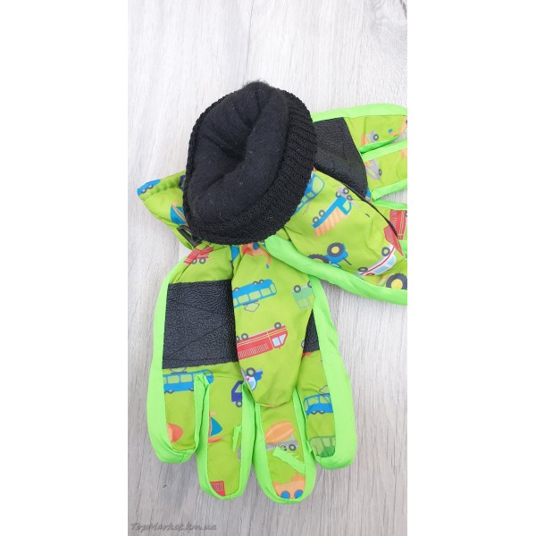 Балонові рукавиці на флісі для хлопчиків №12-55, 2-4 роки