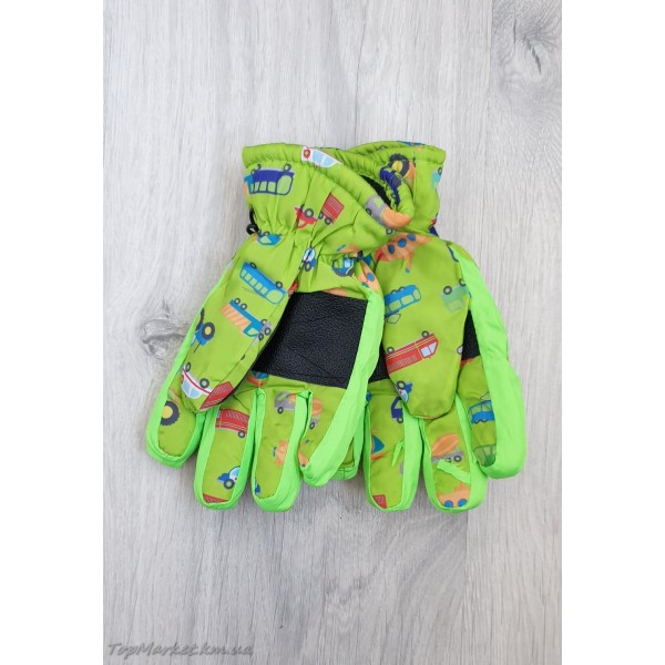 Балонові рукавиці на флісі для хлопчиків №12-55, 2-4 роки