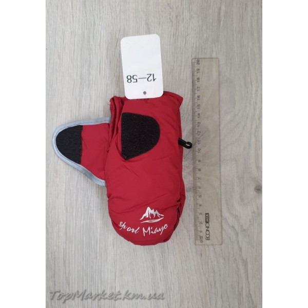 Балонові рукавички на флісі мікс хлоп/дівч №12-58, 1-3 роки