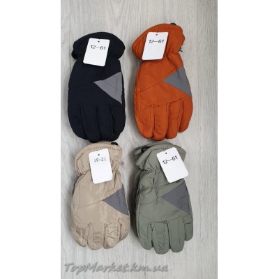 Балонові рукавиці на флісі мікс хлоп/дівч №12-61, 8-12 років