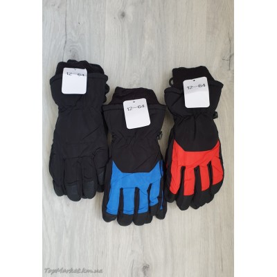 Балонові рукавиці на хутрі мікс хлоп/дівч №12-64, 4-6 років