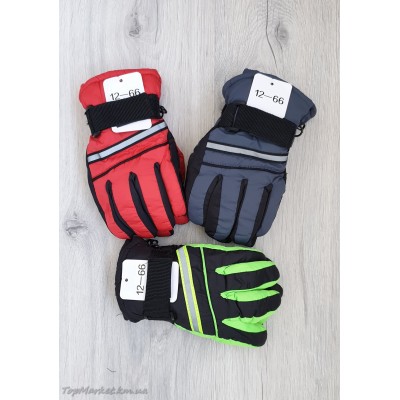 Балонові рукавиці на флісі мікс хлоп/дівч №12-66, 3-5 років