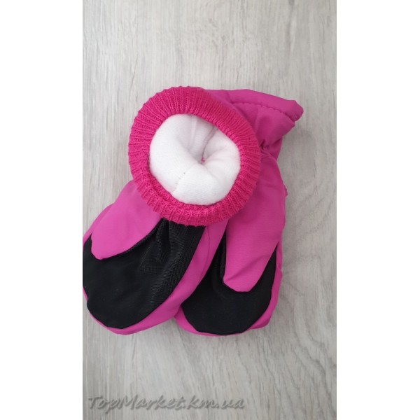 Балонові рукавички на флісі мікс хлоп/дівч №12-70, 3-5 років