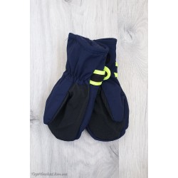 Балонові дитячі рукавички на флісі мікс хлоп/дівч №12-71, 1-3 роки