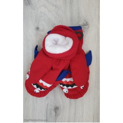 Балонові рукавички на флісі мікс хлоп/дівч №16-10, 1-3 роки