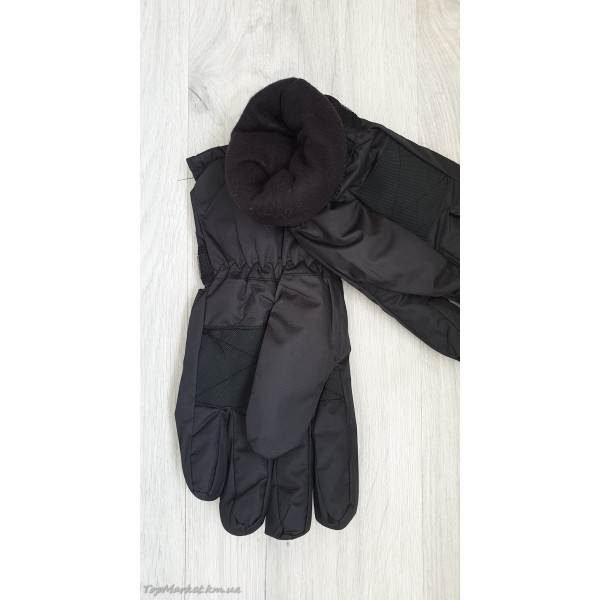Балонові чоловічі рукавиці на флісі №16-15, великий розмір