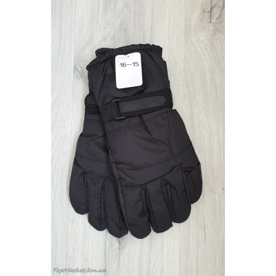 Балонові чоловічі рукавиці на флісі №16-15, великий розмір