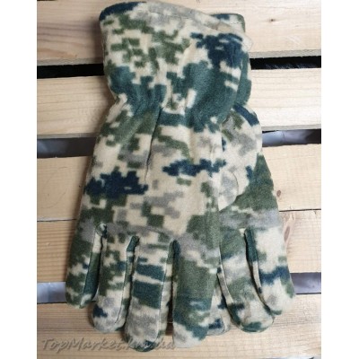 Подвійні флісові чоловічі рукавиці, великий розмір, №2-73