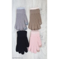Одинарні рукавиці для дівчаток №3-10, 7-12 років