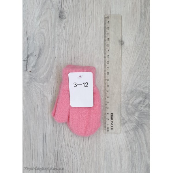 Одинарні дитячі рукавички мікс хлоп/дівч №3-12, 0-2 роки
