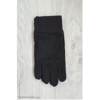 Одинарні флісово-замшеві чоловічі рукавиці №4-5