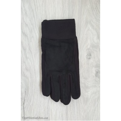 Одинарні флісово-замшеві чоловічі рукавиці №4-5