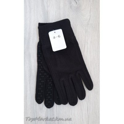 Одинарні флісові чоловічі рукавиці №4-6