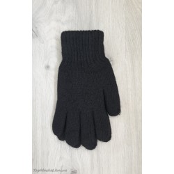 Дорослі/підліткові шерстяні рукавиці на махрі №5-23