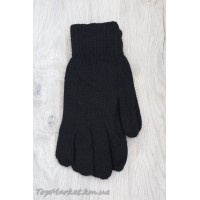 Шерстяні чоловічі рукавиці на махрі №5-24