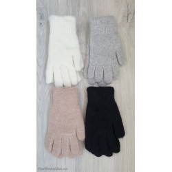 Дорослі/підліткові ангорові рукавиці на хутрі №5-62