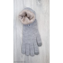 Жіночі рукавиці подвійні №5-69