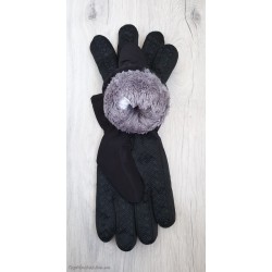Балонові рукавиці на хутрі для хлопчиків №6-6, 9-14 років