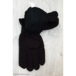 Подвійні флісові чоловічі рукавиці №6-9, середній розмір