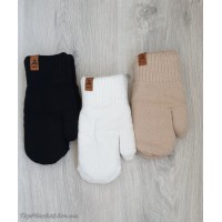 Підліткові/дорослі рукавички на хутрі №7-43А, з 8-ми років