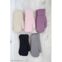 Ангорові рукавички на хутрі мікс хлоп/дівч №7-44А, 7-12 років