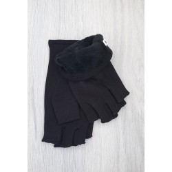 Чоловічі трикотажні рукавиці без пальців