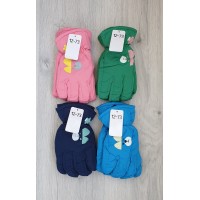 Балонові рукавиці на флісі мікс дівч/хлоп №12-73, 6-9 років 