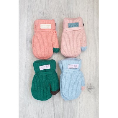 Рукавички на хутрі мікс хлоп/дівч №25-102, 1-3 роки
