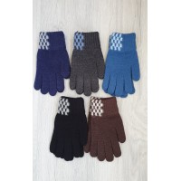 Підліткові одинарні рукавиці для хлопчиків №8-009, 8-14 років