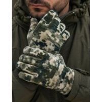 Одинарні флісові чоловічі рукавиці №1-72, середній розмір