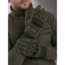 Тактичні чоловічі рукавиці №17-32 - хакі