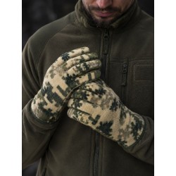 Одинарні флісові рукавиці №2-72, великий розмір