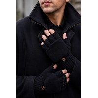 В'язані чоловічі рукавиці-мітенки №3-6 В'язані чоловічі рукавиці-мітенки №3-6
