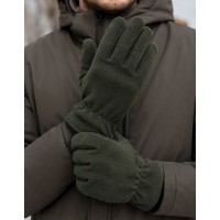Одинарні флісові чоловічі рукавиці №4-8, середній розмір Одинарні флісові чоловічі рукавиці №4-8, середній розмір