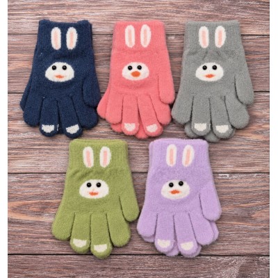 Одинарні рукавиці мікс хлоп/дівч №8-008, 2-4 роки