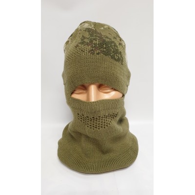 Балаклава-шапка тактична в'язана - піксель