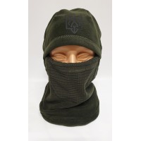 Балаклава флісова з гербом - хакі